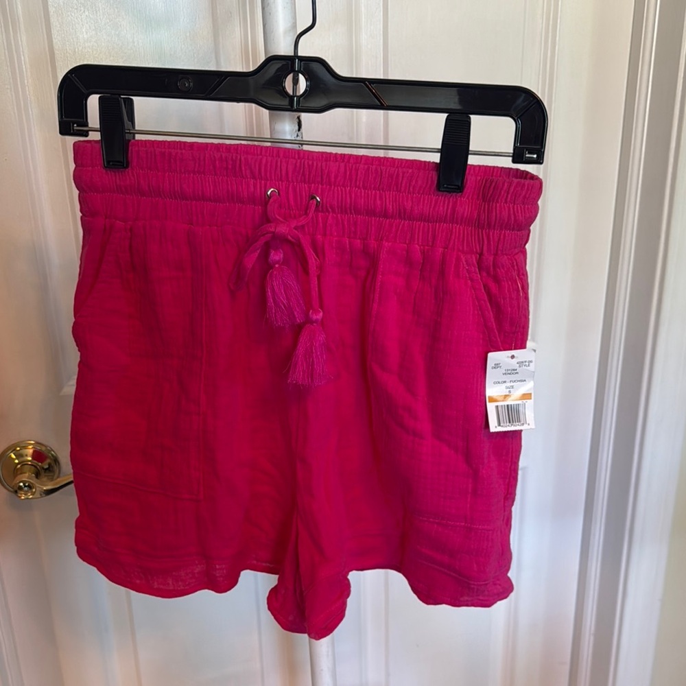 Staccato High Waist Pink Shorts